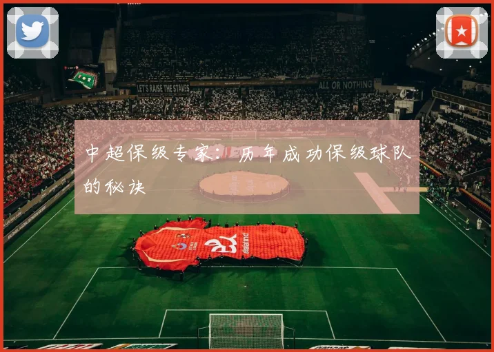 中超保级专家：历年成功保级球队的秘诀