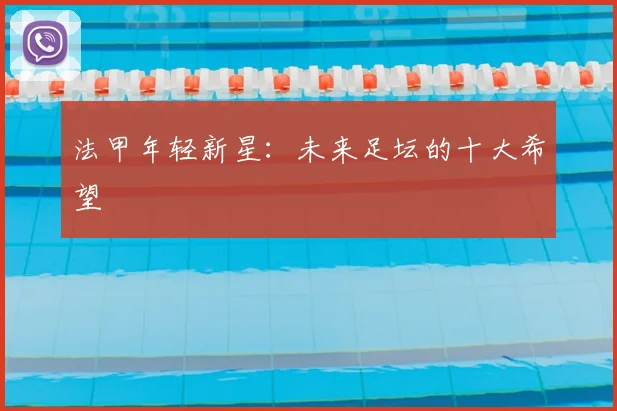 法甲年轻新星:未来足坛的十大希望